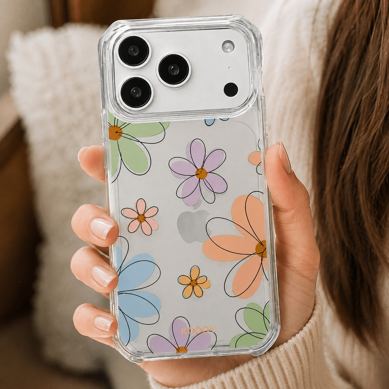 Pastel Daisy Flower Aesthetic Phone Case-KODDY aesthetic iphone case UK