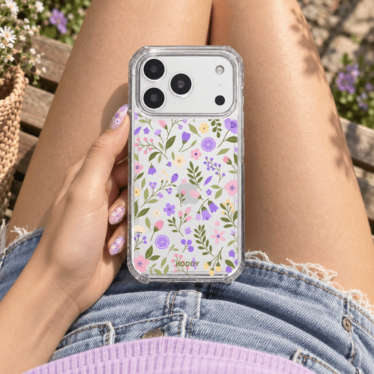 Pastel Wildflower Aesthetic Phone Case-KODDY aesthetic iphone case UK
