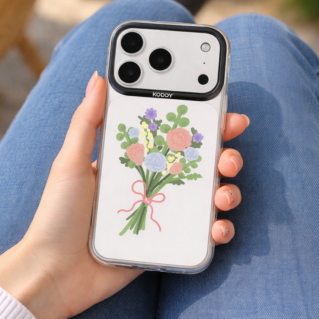 Peony Bouquet Floral iPhone Case - KODDY aesthetic iphone case UK
