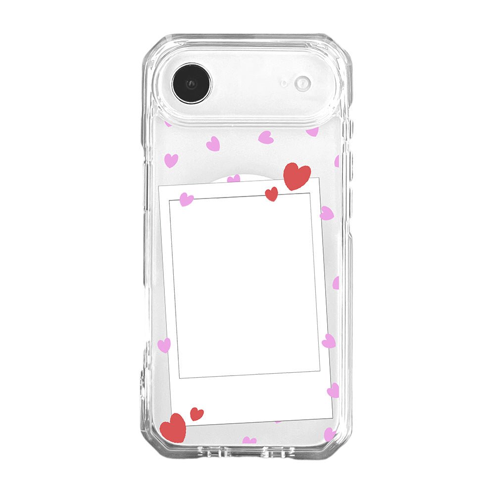 Personalised Pink Hearts Instant Camera Photo Phone case - KODDY