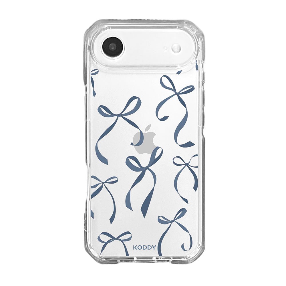 Petite Navy Ribbon Bows Phone Case - KODDY