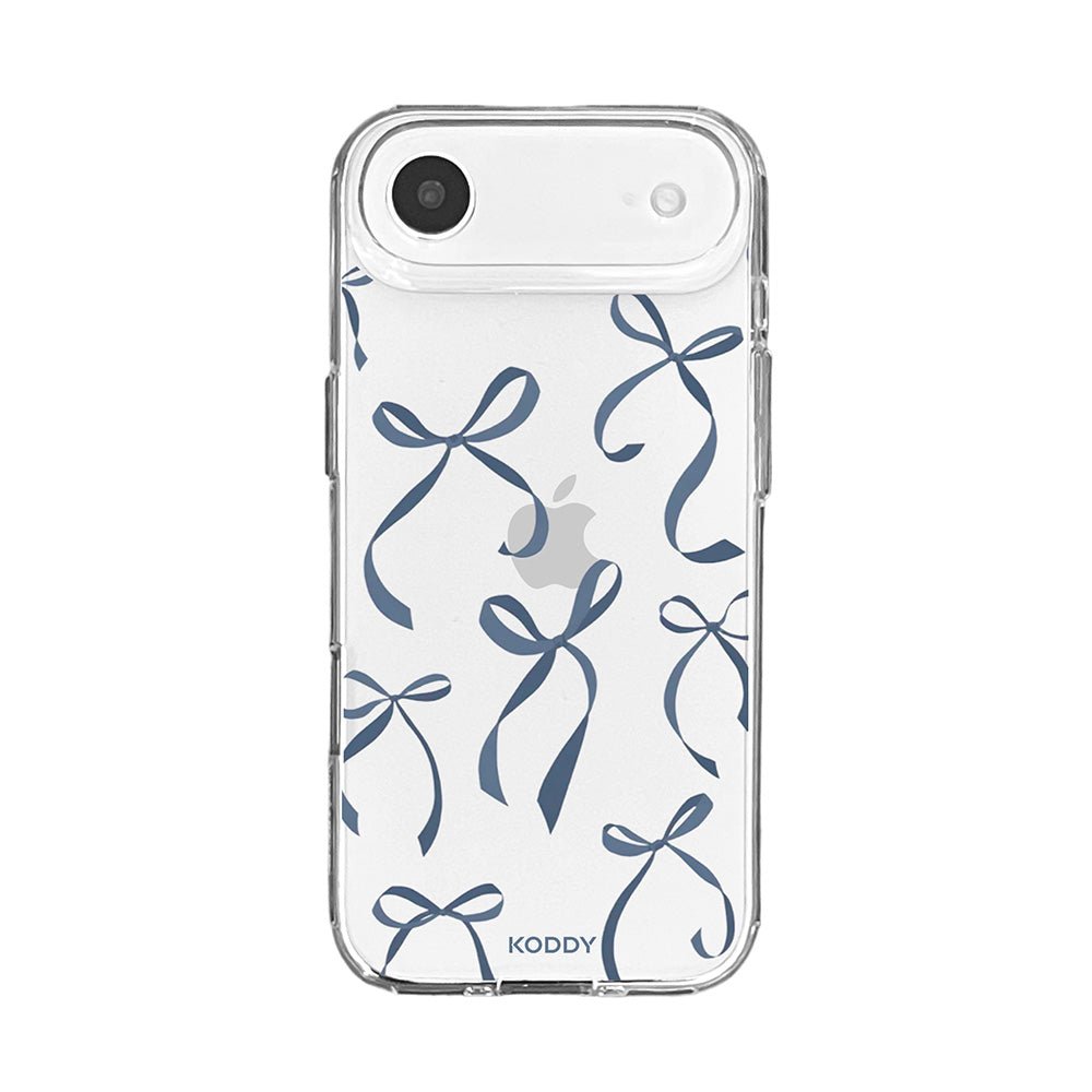 Petite Navy Ribbon Bows Phone Case - KODDY
