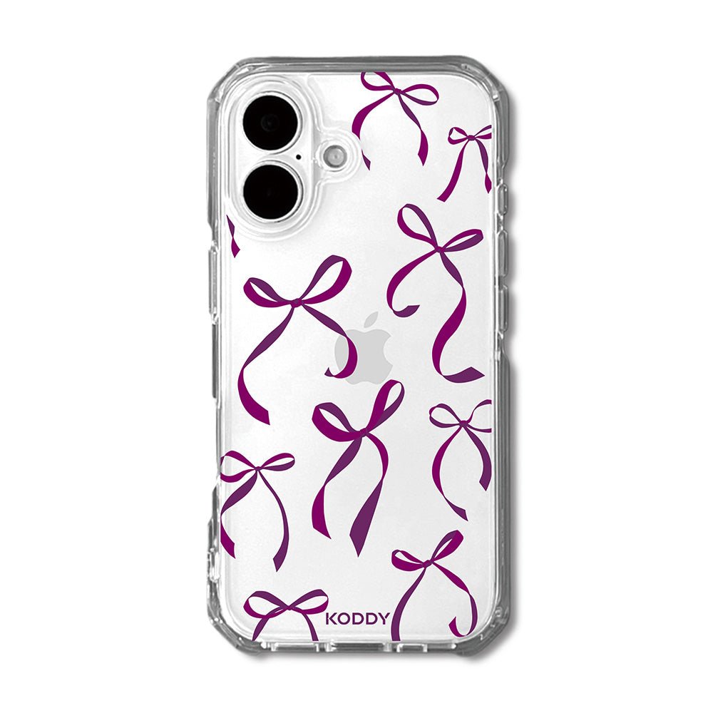 Petite Purple Ribbon Bows Phone Case - KODDY