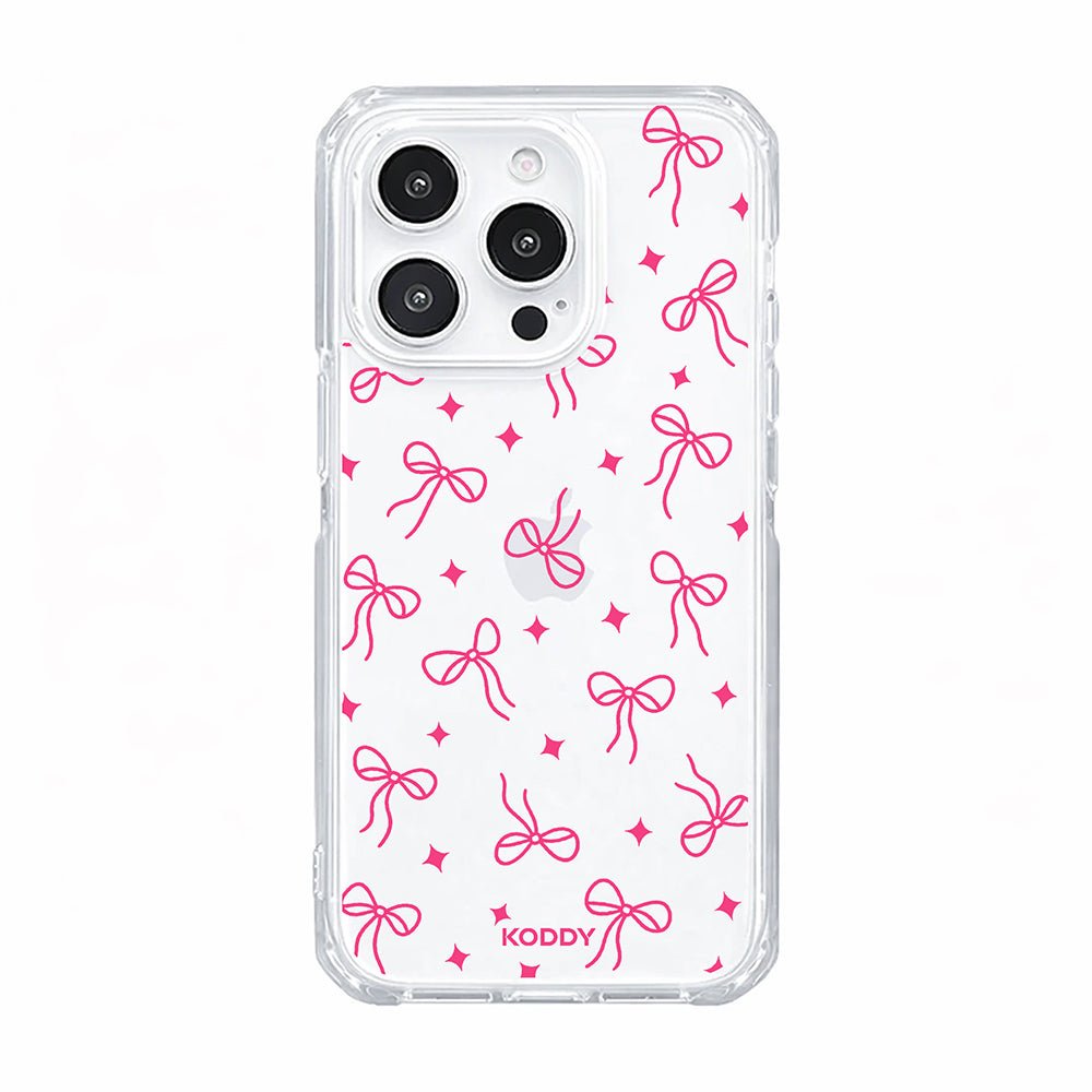 Pink Bow & Sparkle Aesthetic Phone Case