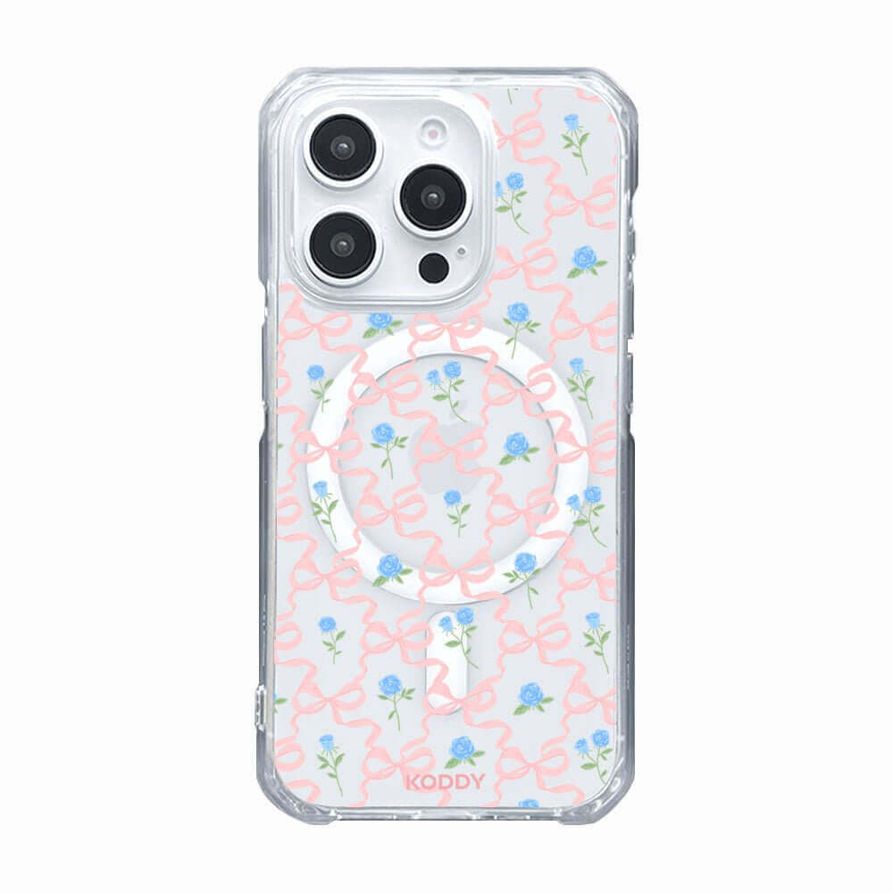 Pink Ribbon And Rose Phone Case
