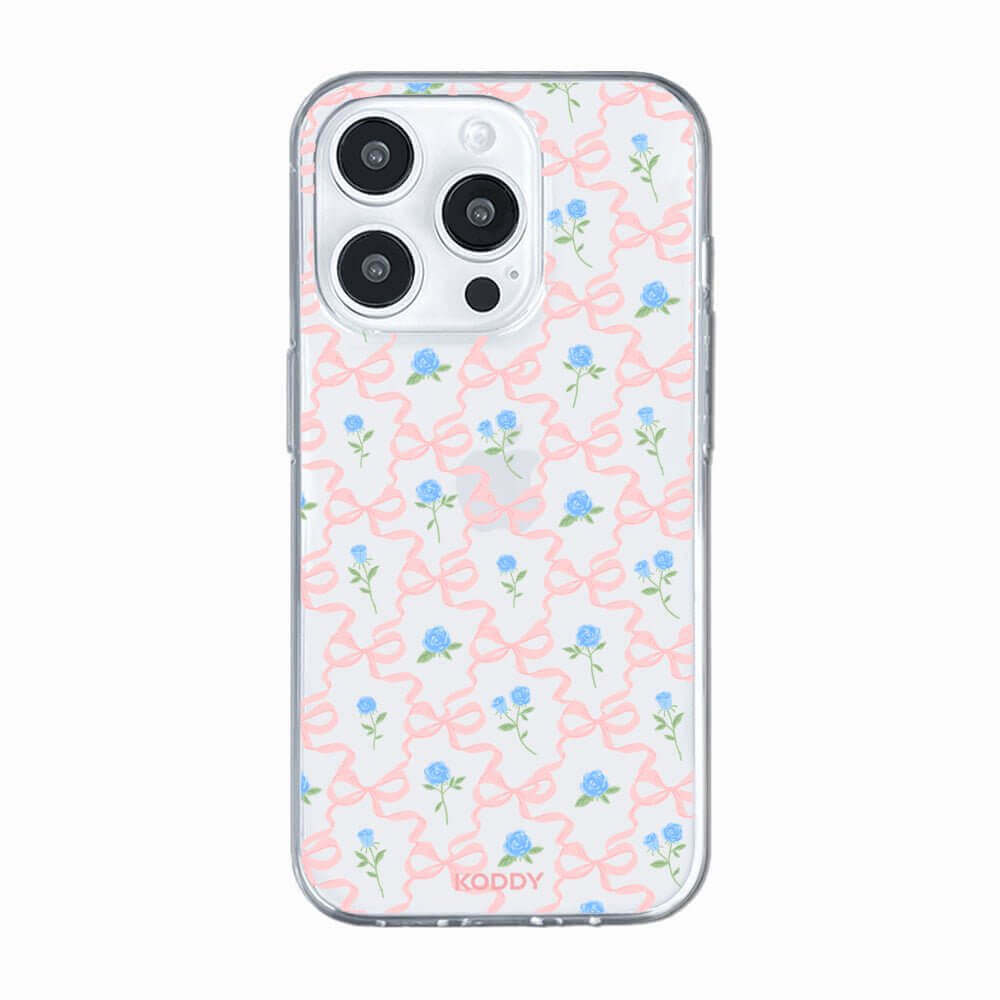 Pink Ribbon And Rose Phone Case