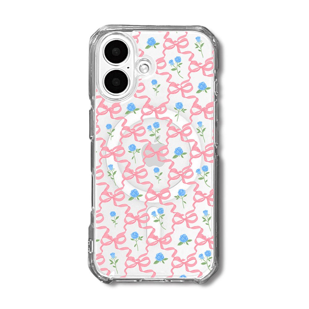 Pink Ribbon and Rose Phone Case - KODDY