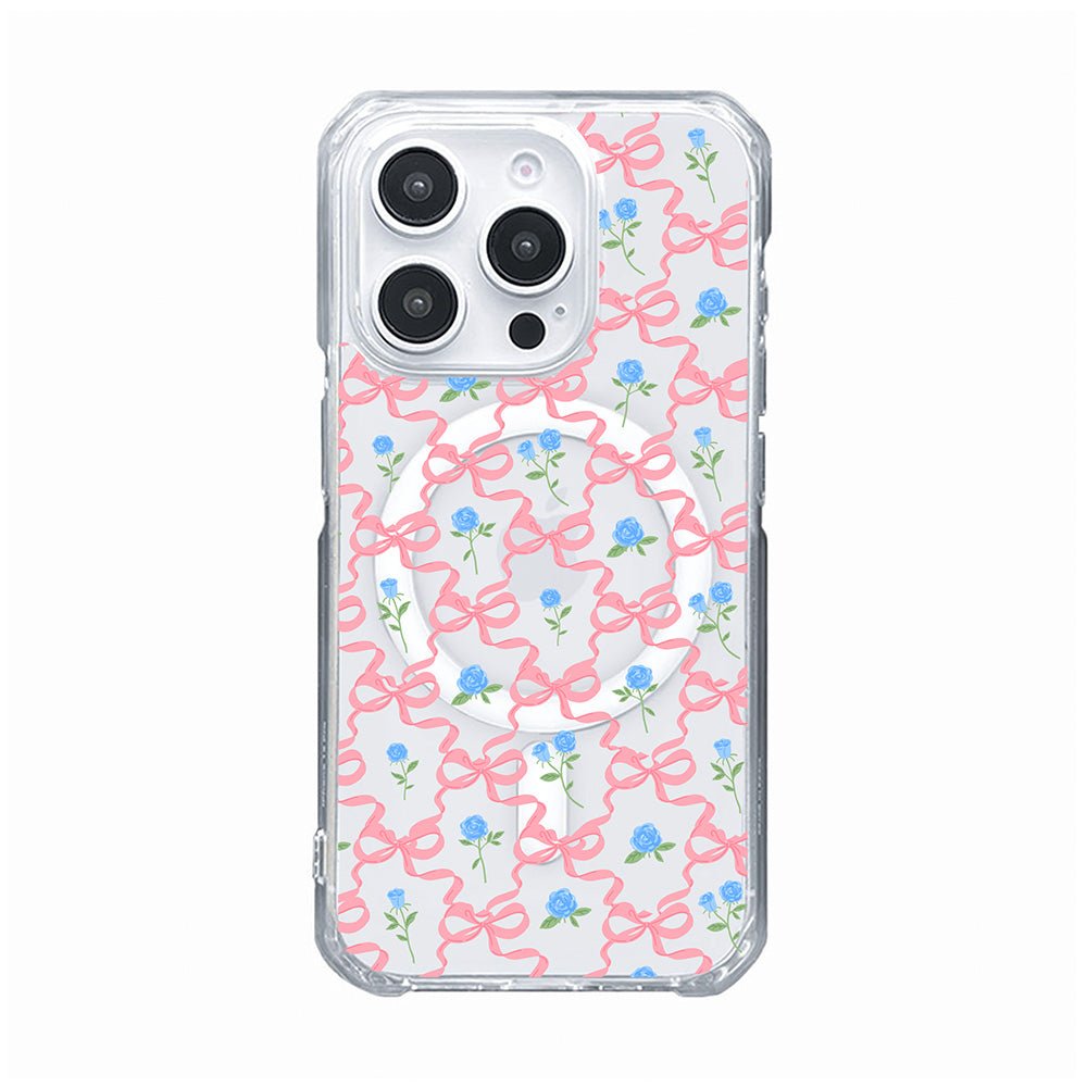 Pink Ribbon and Rose Phone Case - KODDY