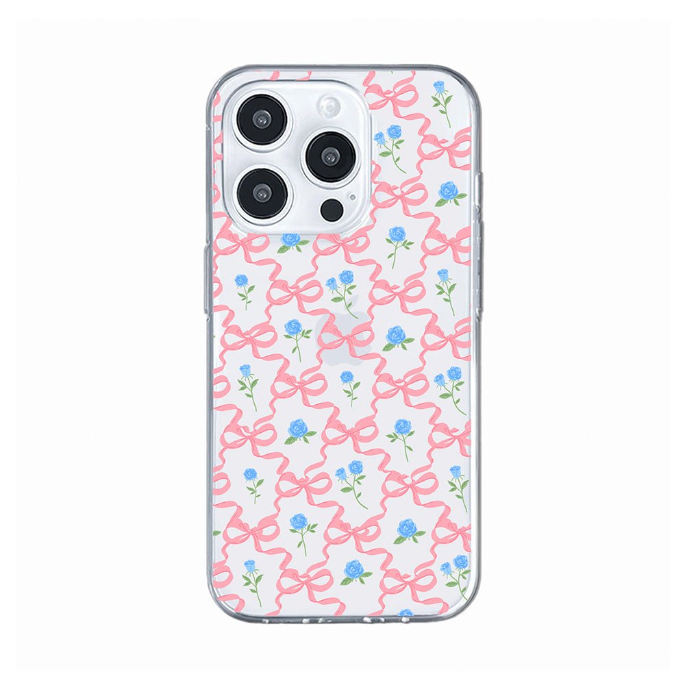 Pink Ribbon and Rose Phone Case - KODDY
