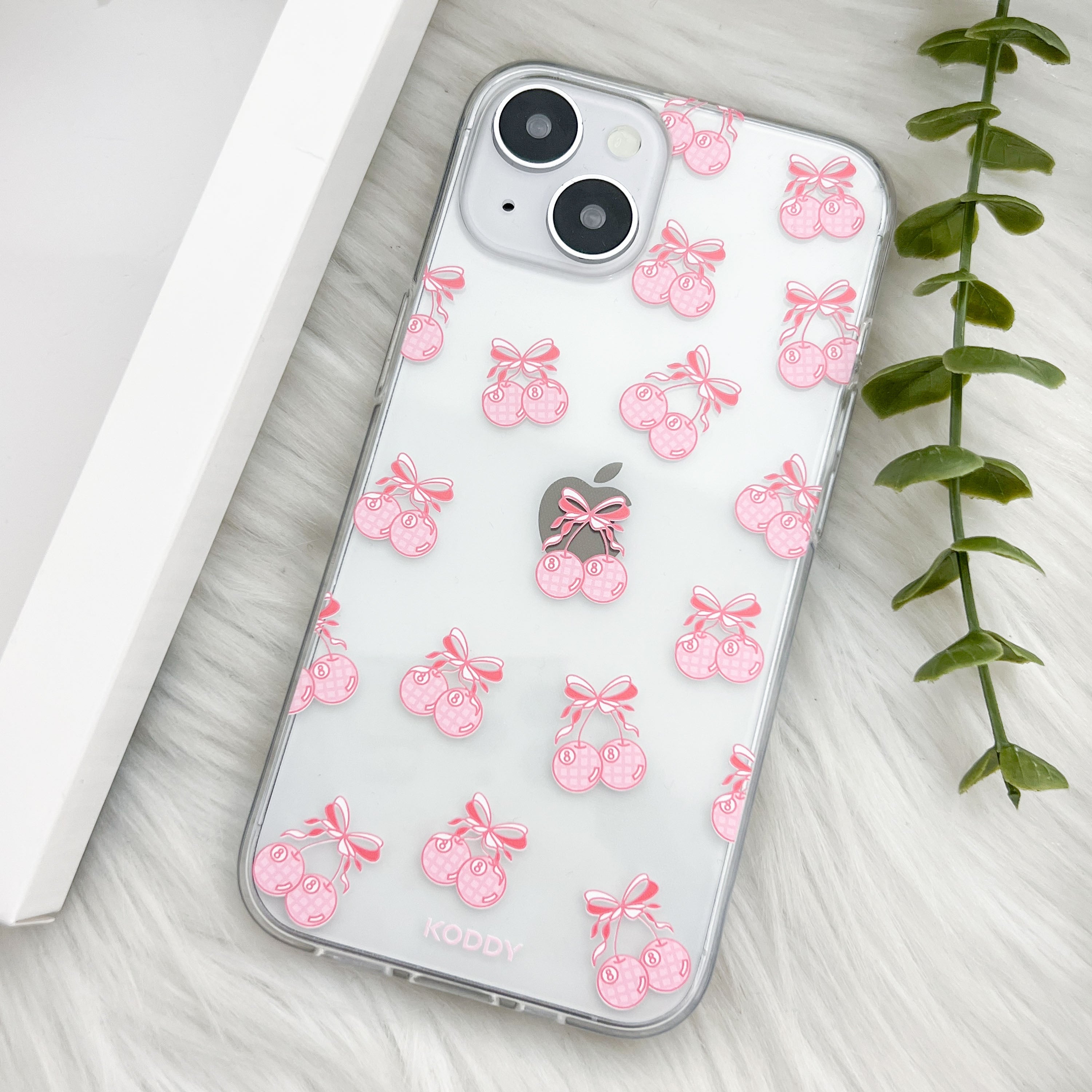 Pink Ribbon Cherry Pool Balls Phone Case - KODDY
