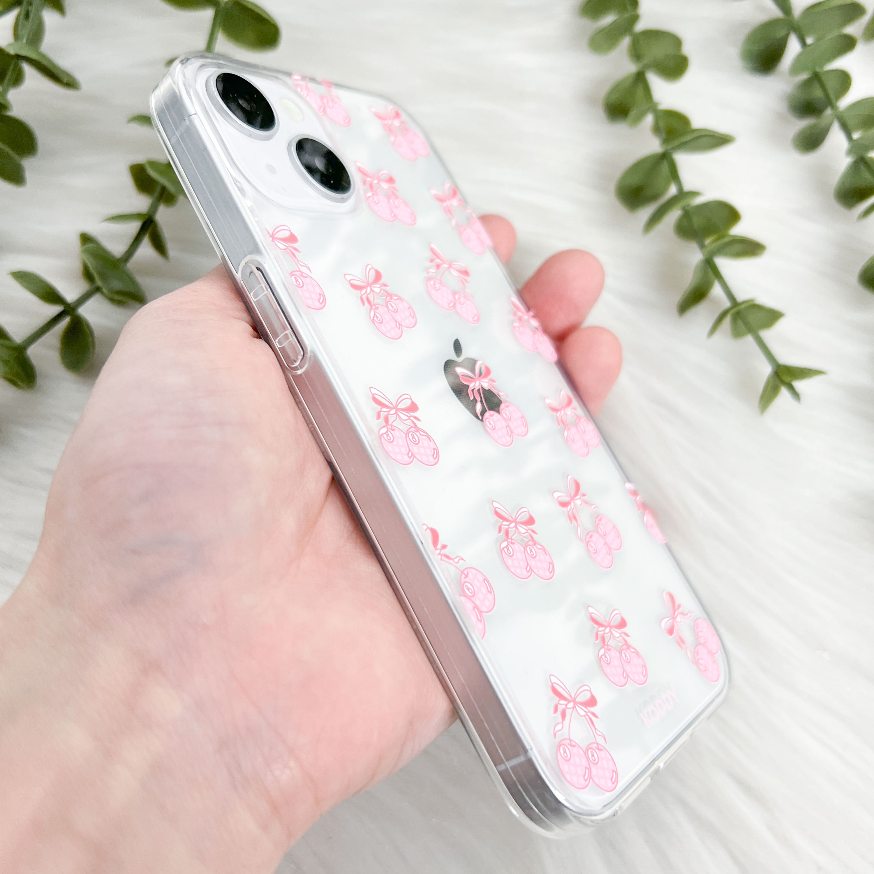 Pink Ribbon Cherry Pool Balls Phone Case - KODDY