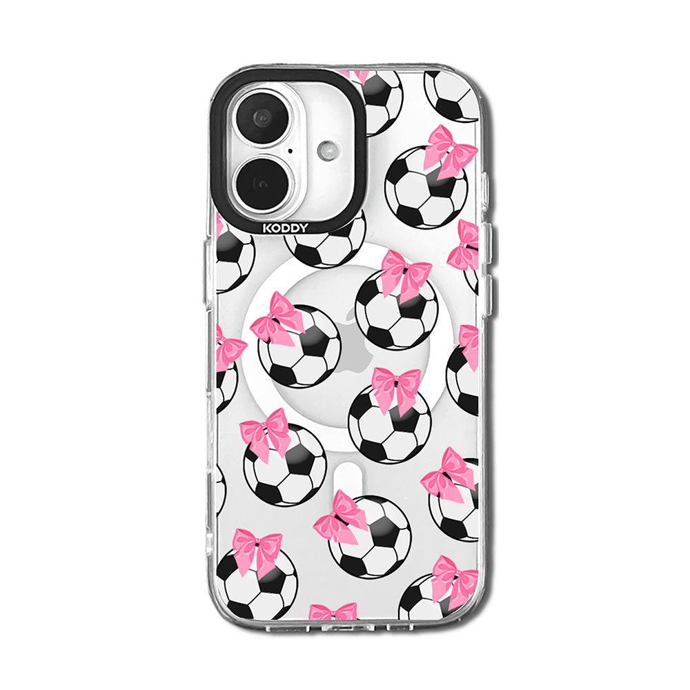 Pink Ribbon Football Gifts iPhone Case