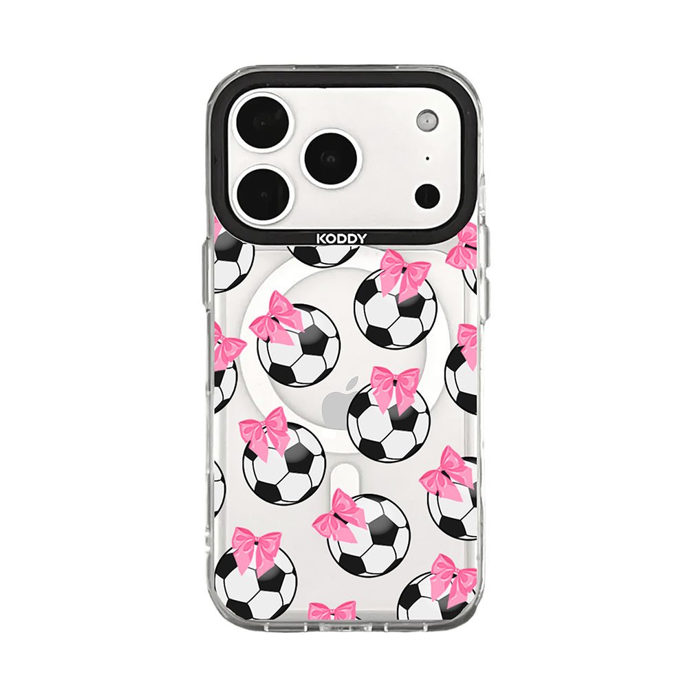 Pink Ribbon Football Gifts iPhone Case