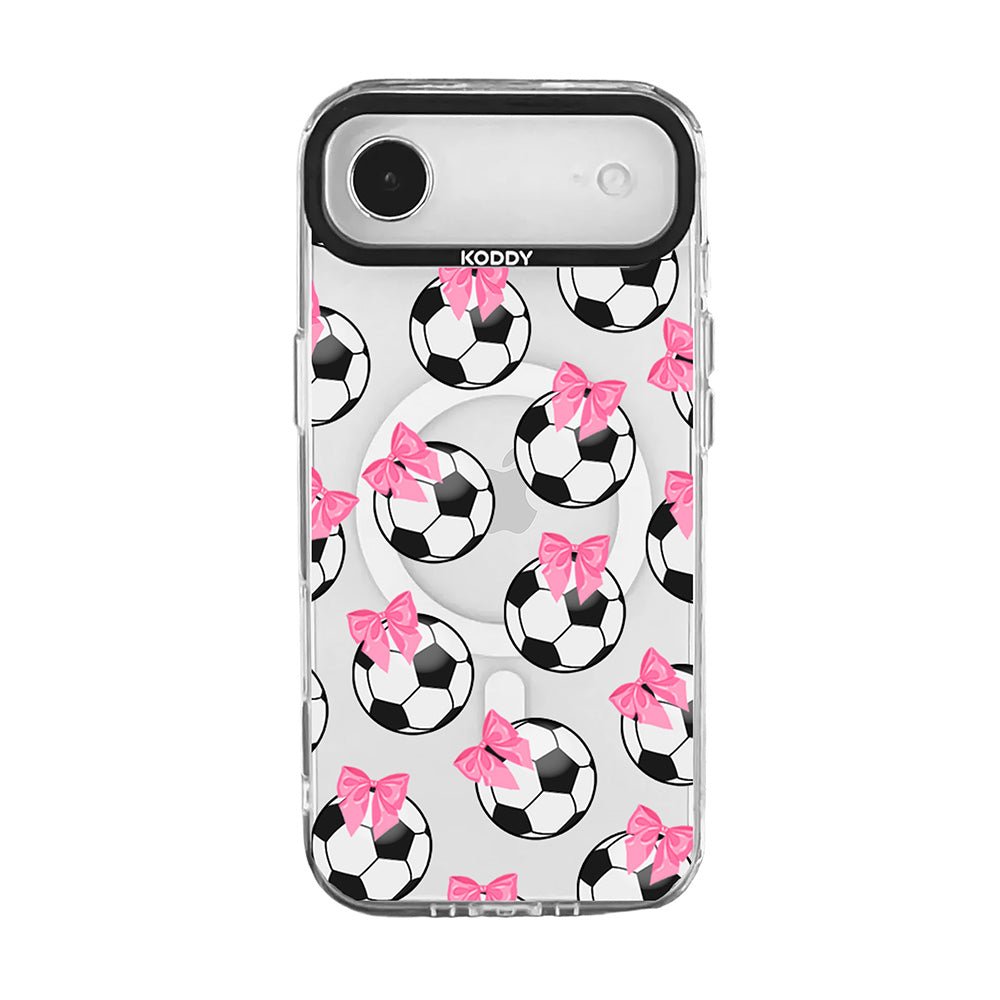 Pink Ribbon Football Gifts iPhone Case