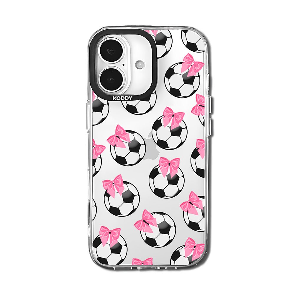 Pink Ribbon Football Gifts iPhone Case