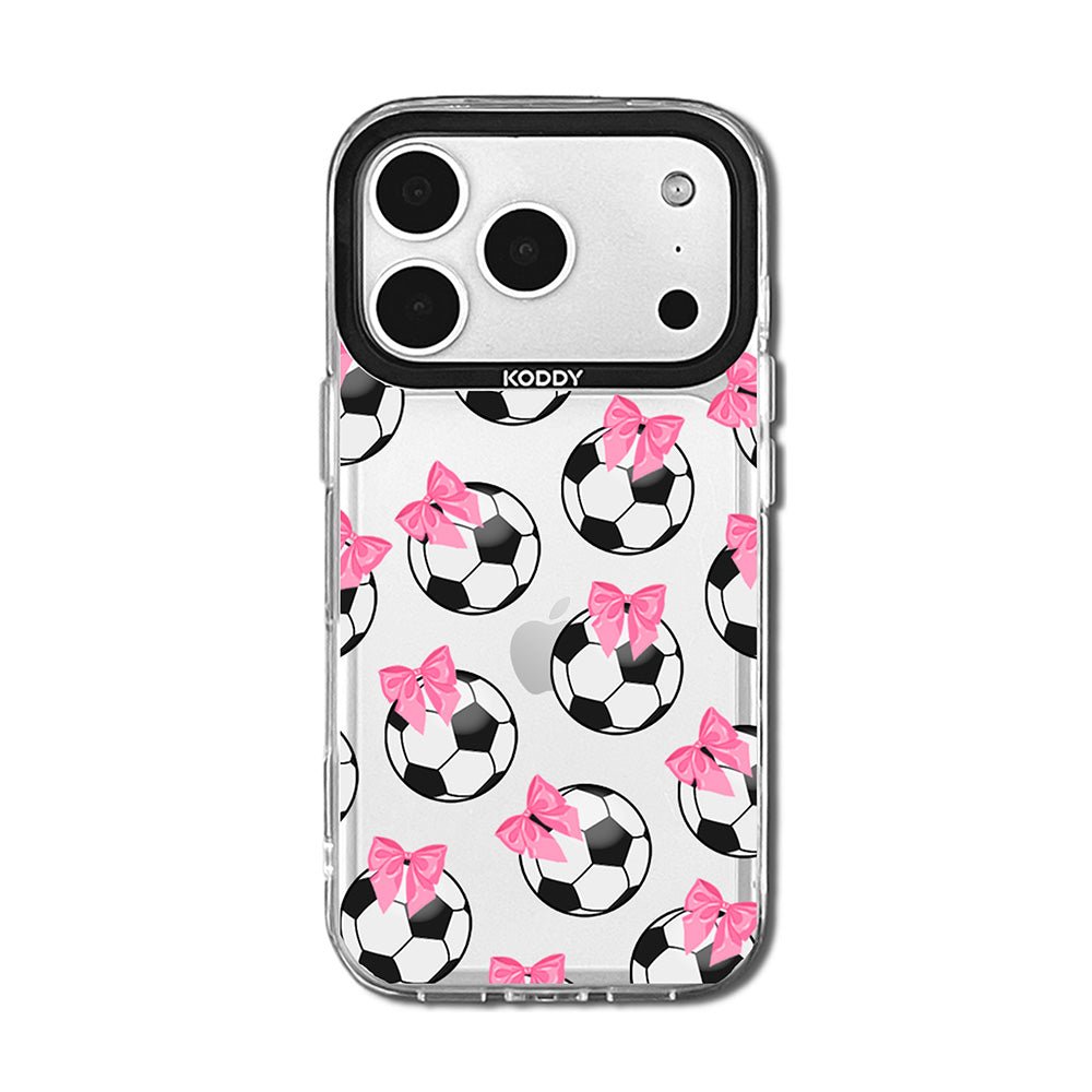Pink Ribbon Football Gifts iPhone Case
