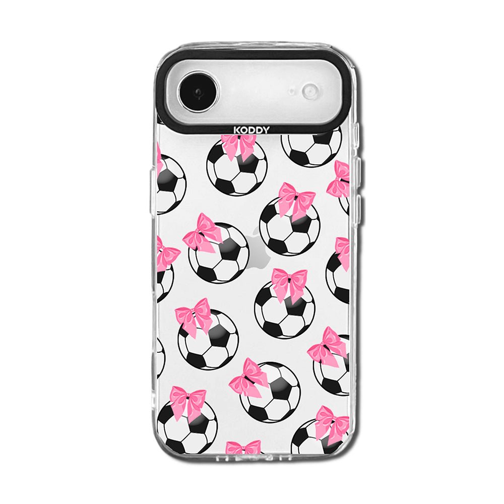 Pink Ribbon Football Gifts iPhone Case