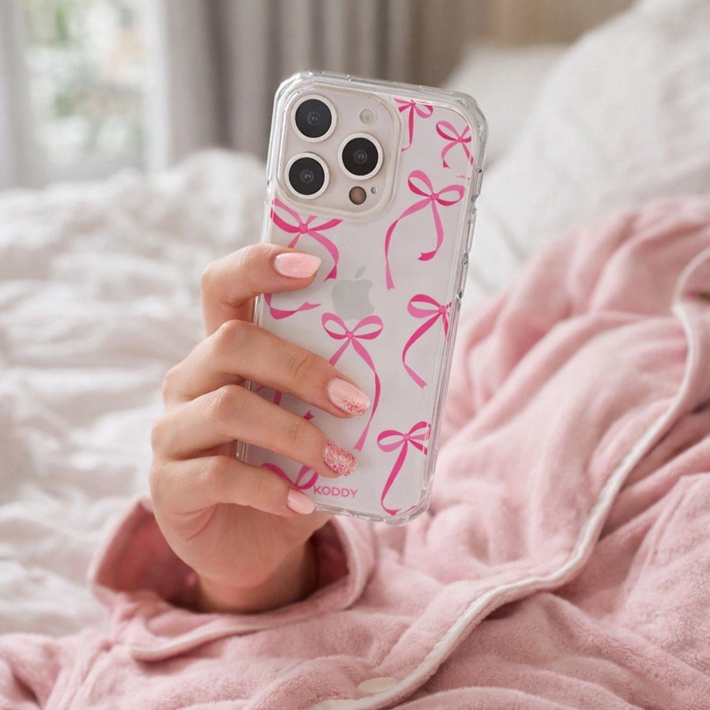 Pink Ribbon Phone Case-KODDY aesthetic iphone case UK