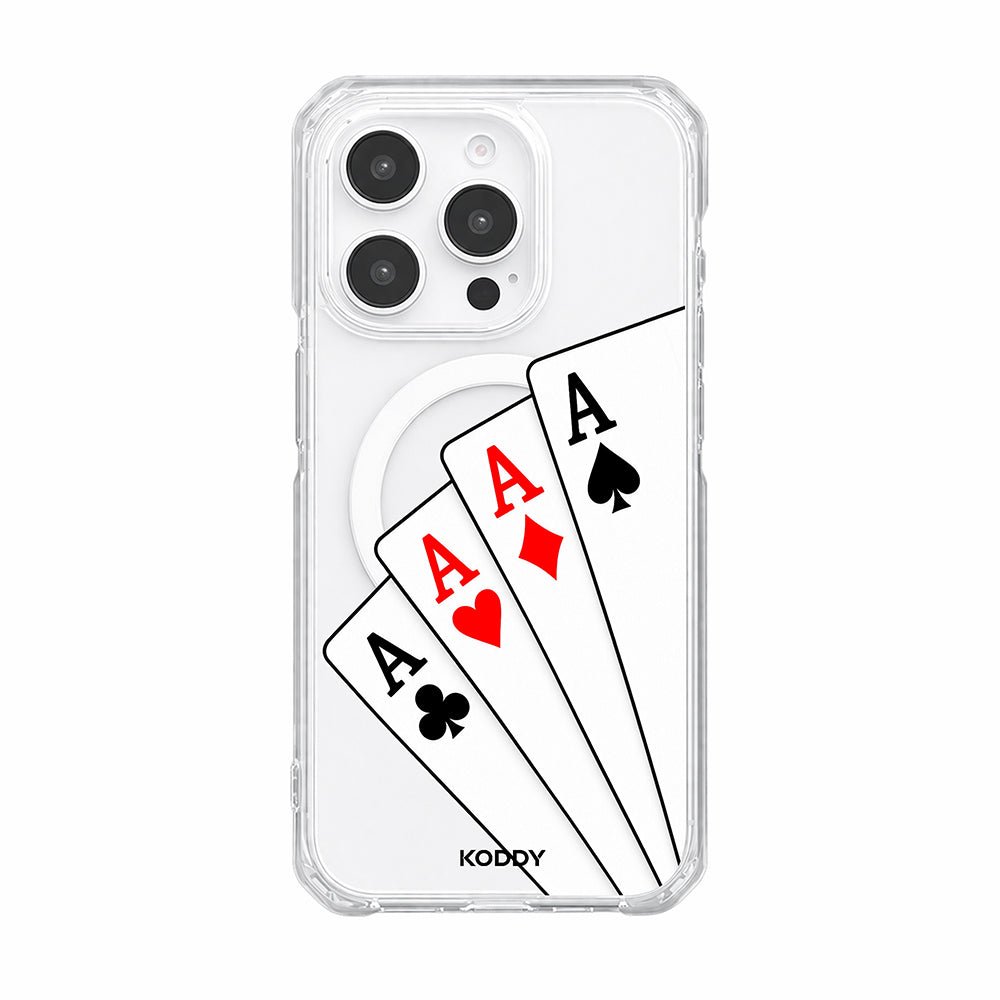 Playing Cards Poker Aces Aesthetic Phone Case