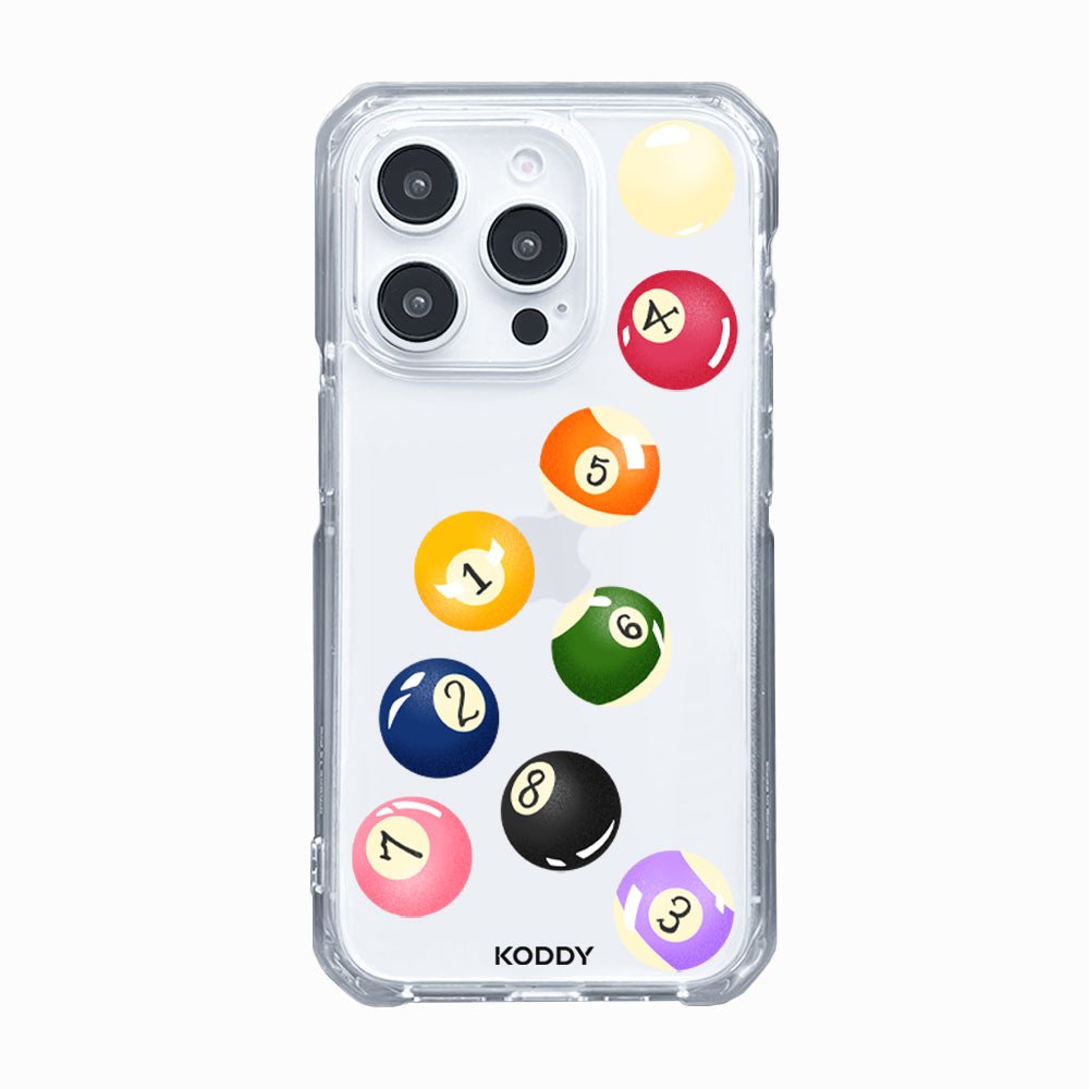 Pool Balls Clear Phone Case-KODDY aesthetic iphone case UK