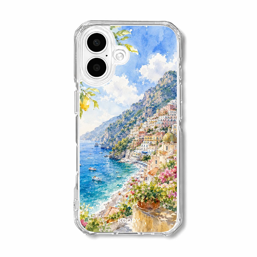 Positano Amalfi Sunray Watercolor Phone Case