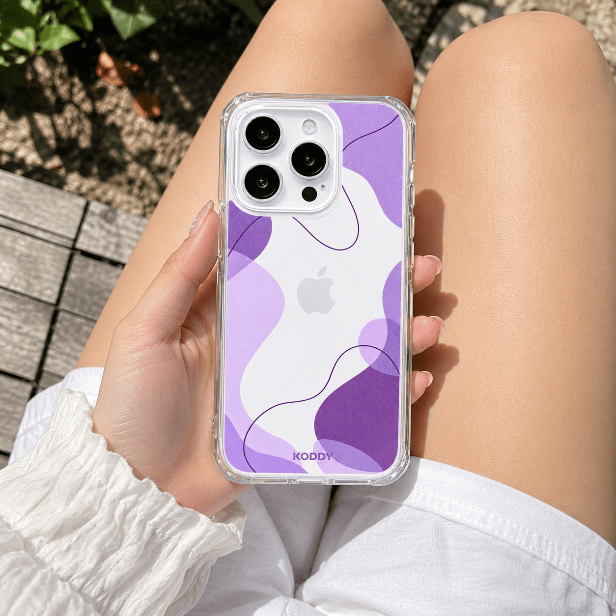 Purple Abstract Aesthetic Phone Case-KODDY aesthetic iphone case UK