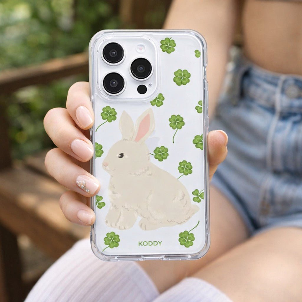 Rabbit Mini Clover Phone Case - KODDY aesthetic iphone case UK