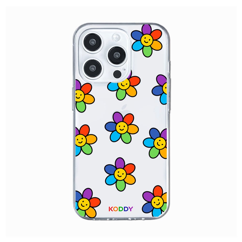 Rainbow Smile Daisy Phone Case - KODDY