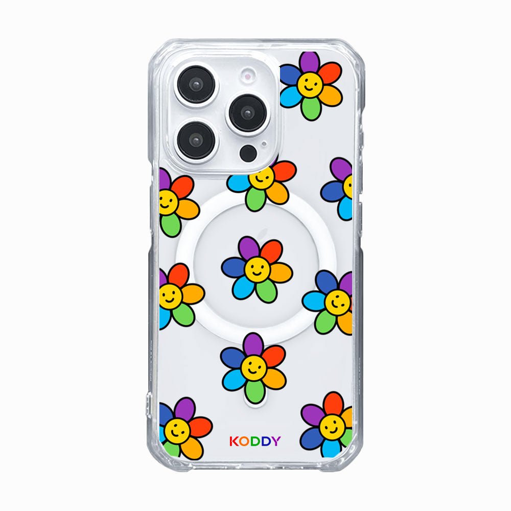 Rainbow Smile Daisy Phone Case - KODDY