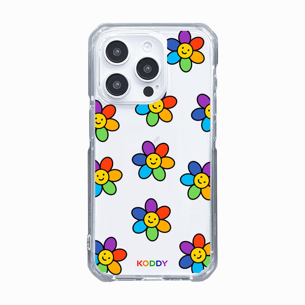 Rainbow Smile Daisy Phone Case - KODDY