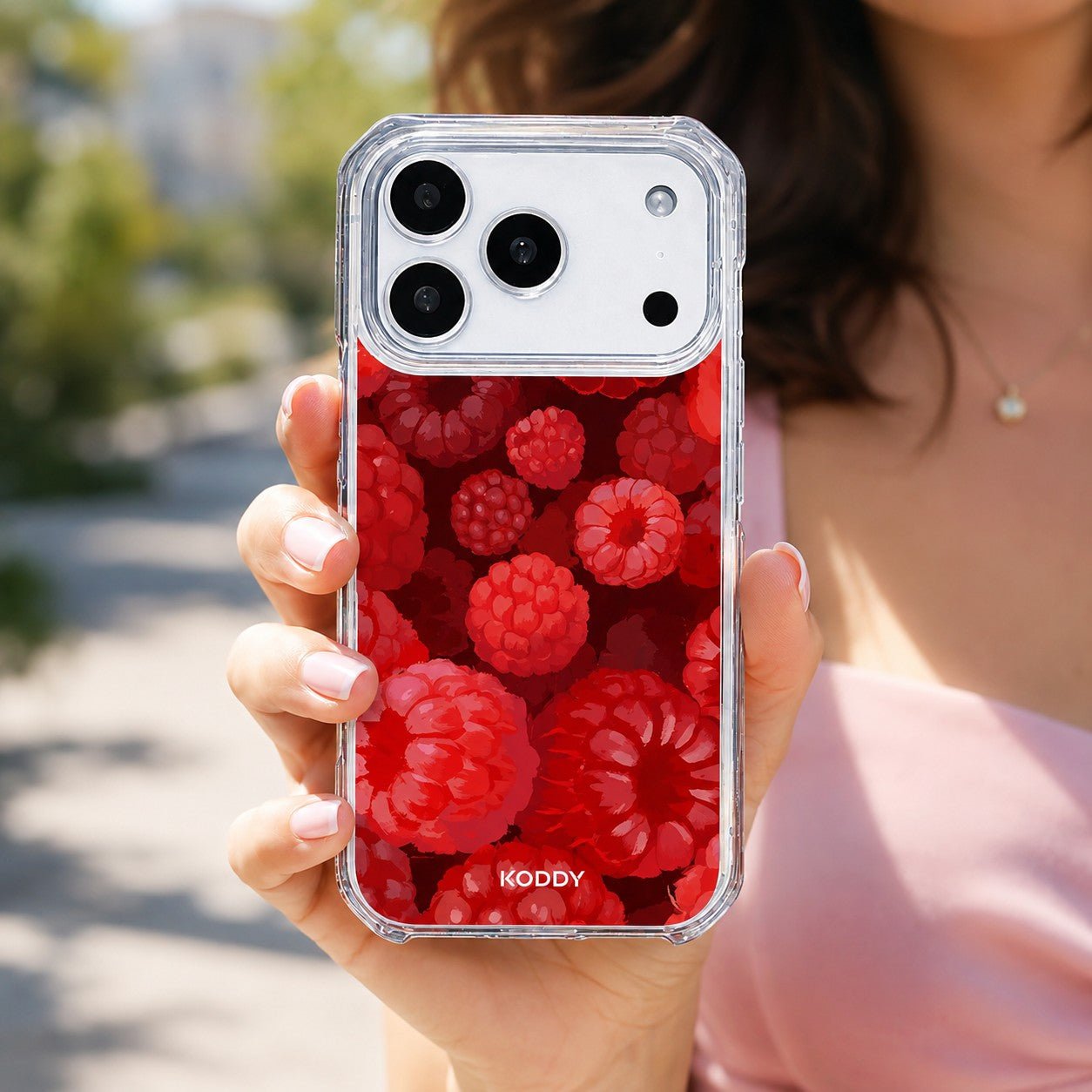 Raspberry Red Berry Fruit Aesthetic Phone Case-KODDY aesthetic iphone case UK