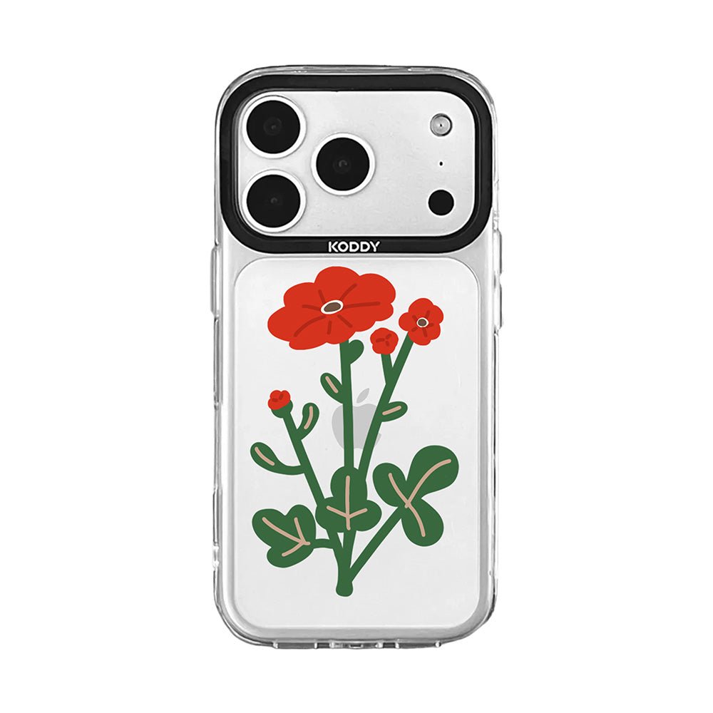 Red Poppy Flower iPhone Case