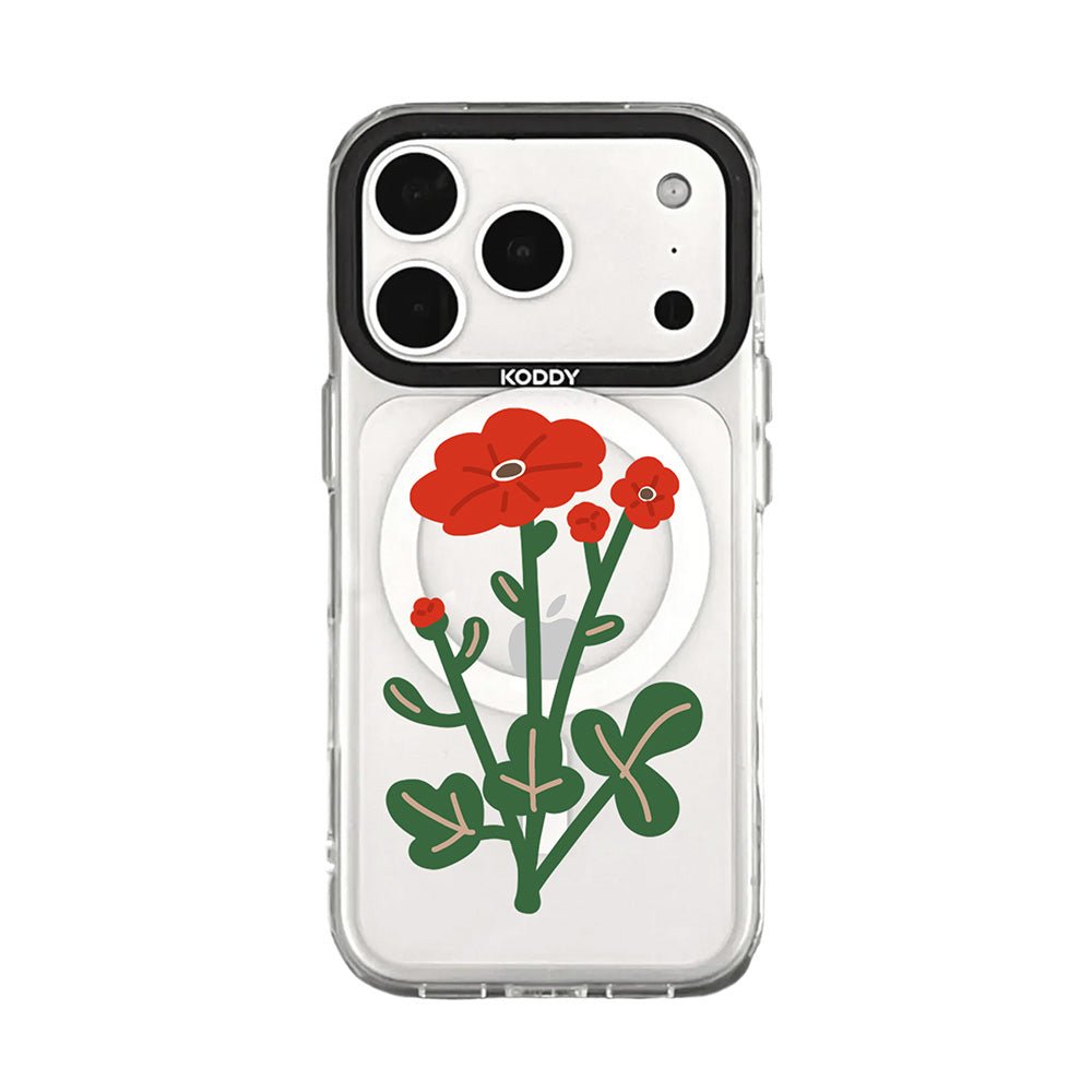 Red Poppy Flower iPhone Case