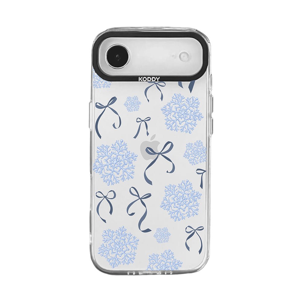 Ribbon Bows with Snowflakes iPhone Case - KODDY