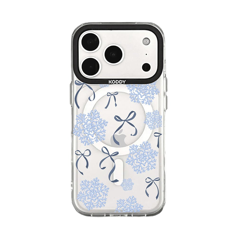 Ribbon Bows with Snowflakes iPhone Case - KODDY