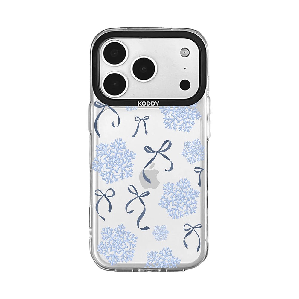 Ribbon Bows with Snowflakes iPhone Case - KODDY