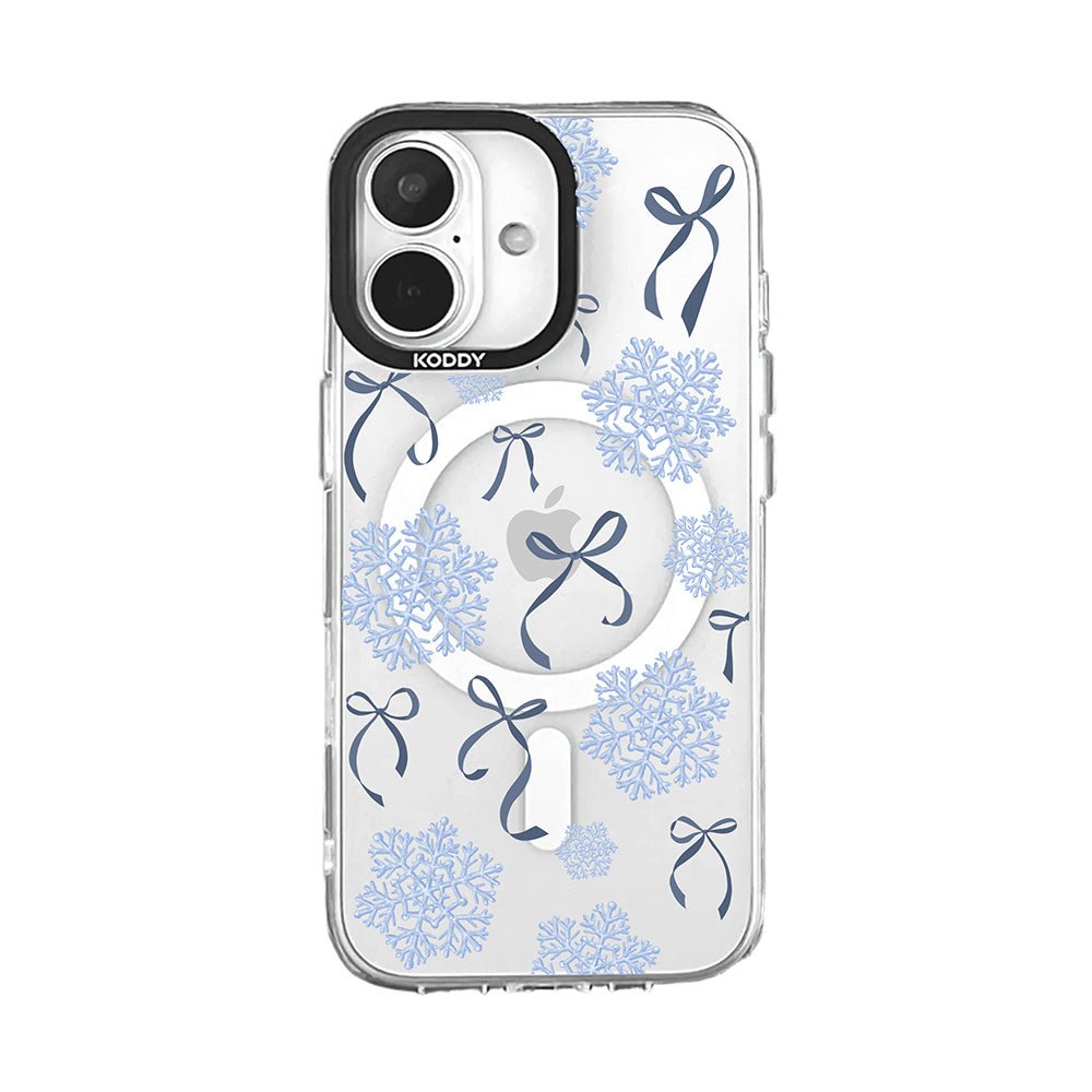Ribbon Bows with Snowflakes iPhone Case - KODDY