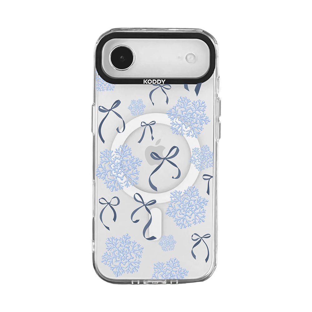 Ribbon Bows with Snowflakes iPhone Case - KODDY
