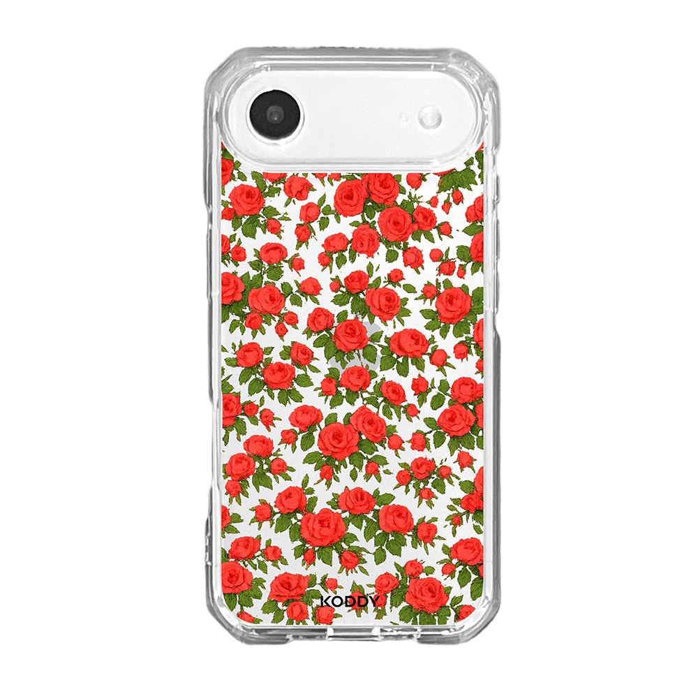 Romantic Red Rose Garden Floral Phone Case-KODDY aesthetic iphone case UK