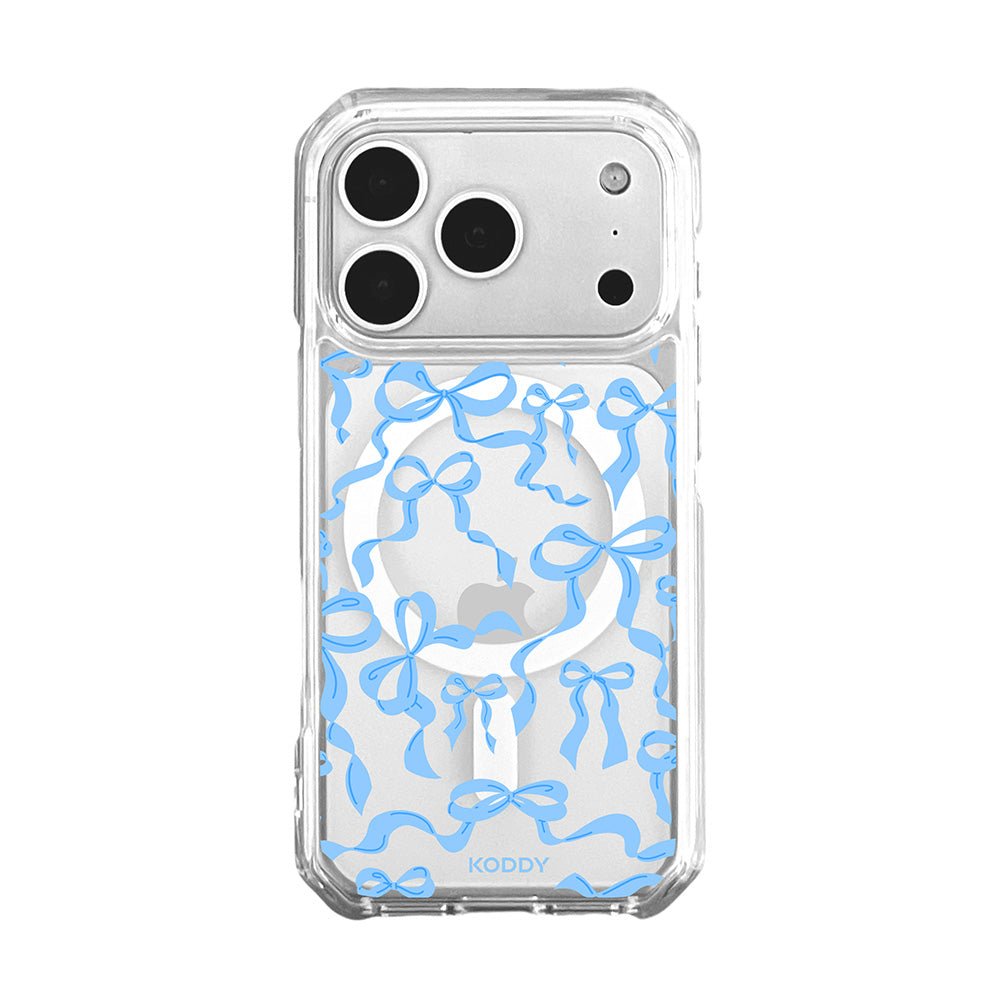 Sky Blue Ribbon Bows Phone Case - KODDY aesthetic iphone case UK