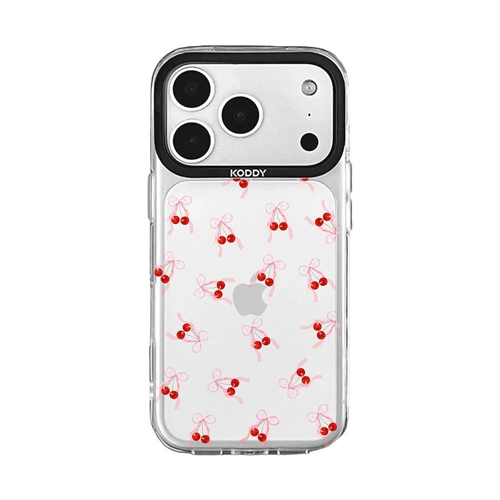 Small Cherry Ribbon iPhone Case