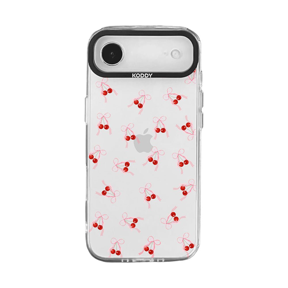 Small Cherry Ribbon iPhone Case