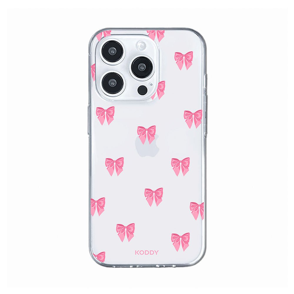 Small Pink Ribbon Phone Case-KODDY aesthetic iphone case UK