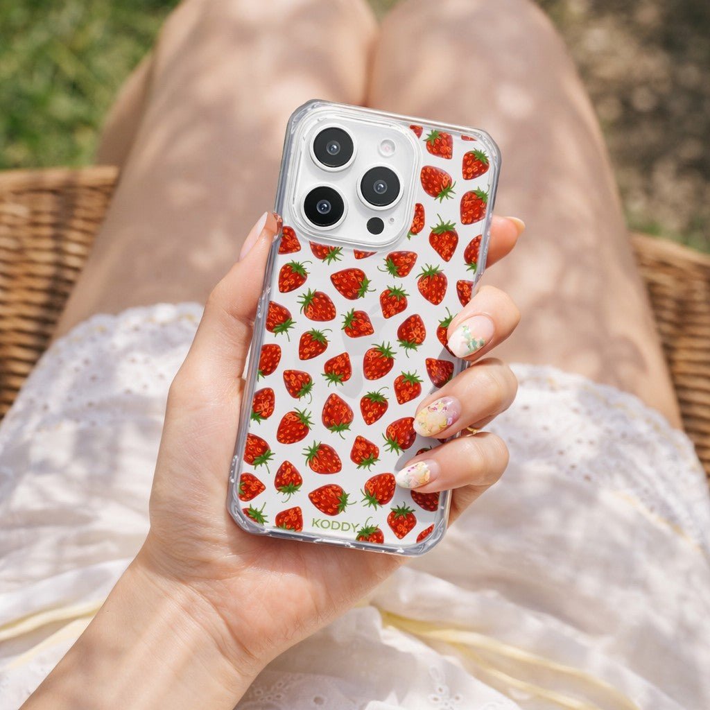 Small Strawberry Phone Case-KODDY aesthetic iphone case UK