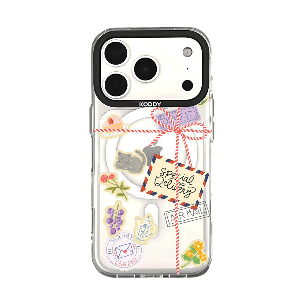 Stamp and Sticker Clear iPhone Case - KODDY