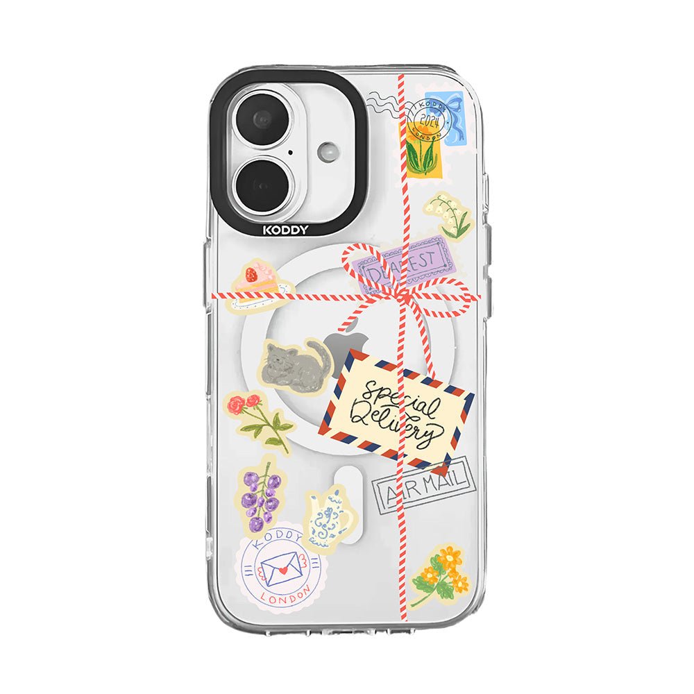 Stamp and Sticker Clear iPhone Case - KODDY