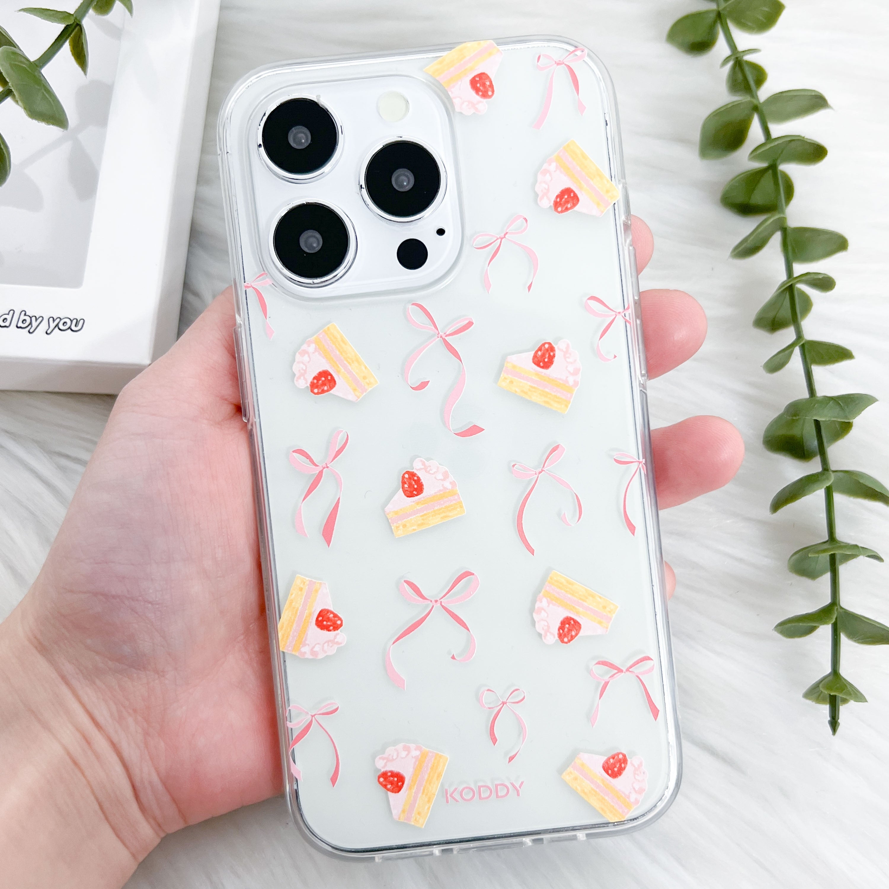 Strawberry Shortcakes with Bows Phone Case - KODDY aesthetic iphone case UK