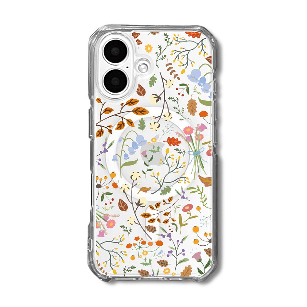 Stylish Autumn Flowers Phone Case - KODDY