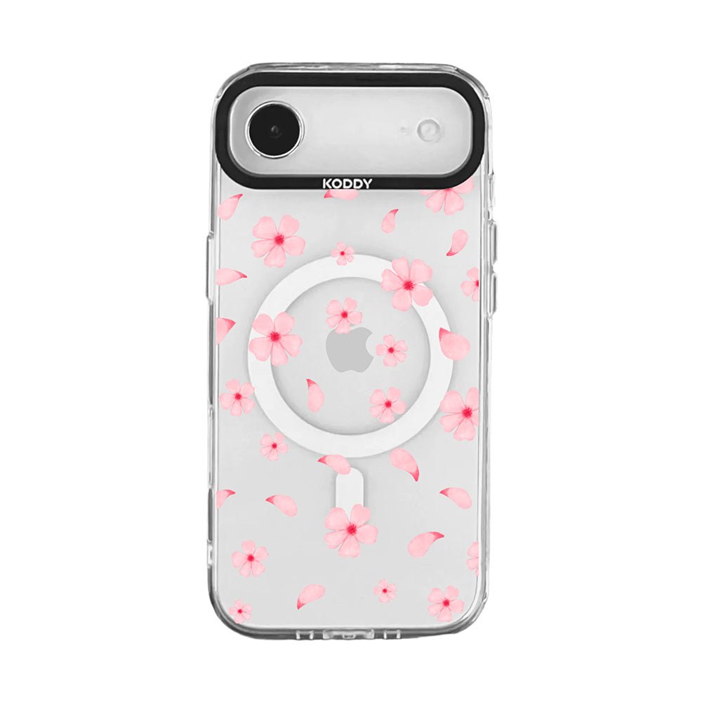 Pink Bubble Pattern Hearts iPhone Case - KODDY