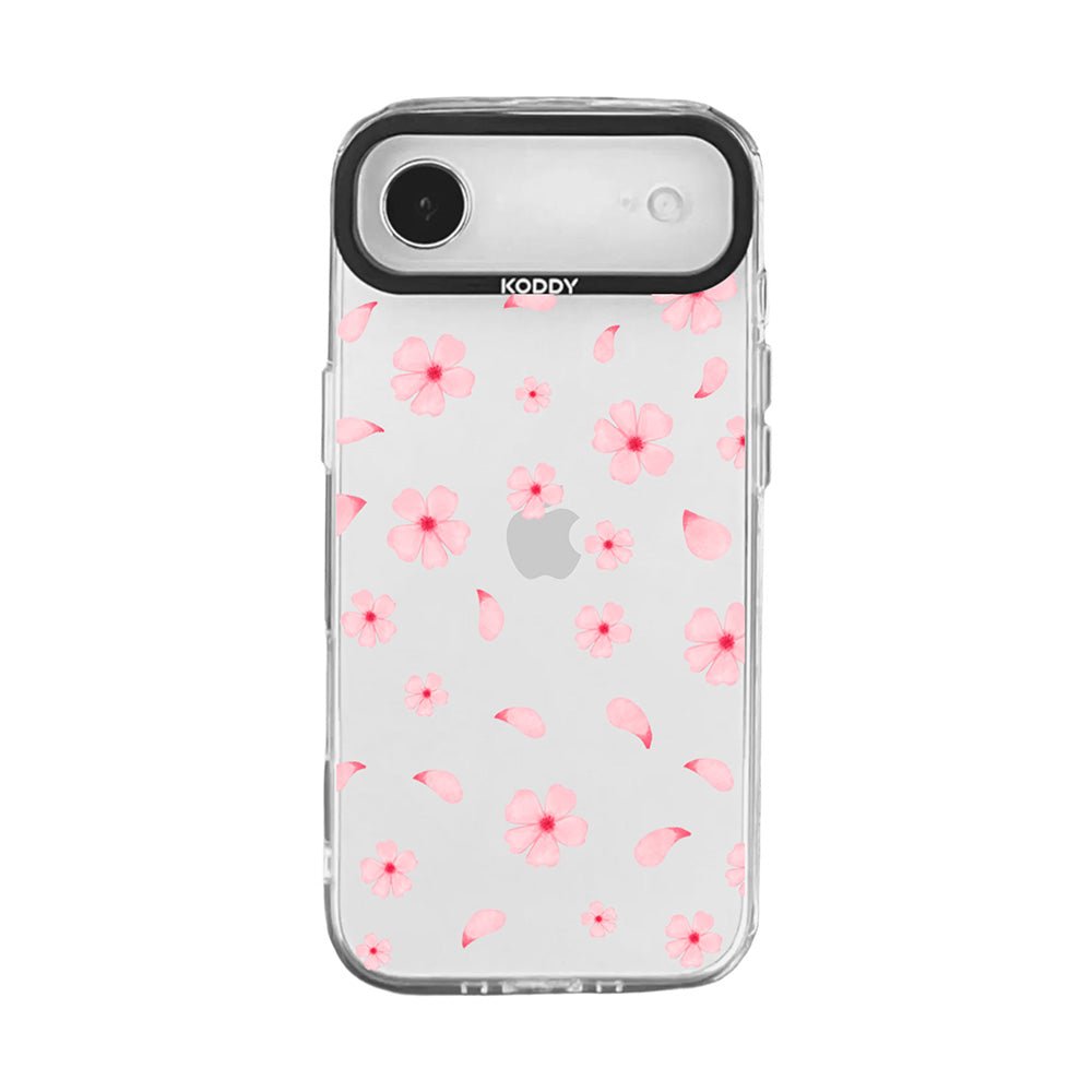 Pink Bubble Pattern Hearts iPhone Case - KODDY